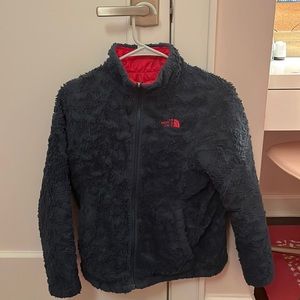 REVERSIBLE GIRLS NORTH FACE JACKET